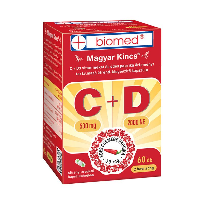 Biomed Magyar Kincs C + D-vitamin kapszula