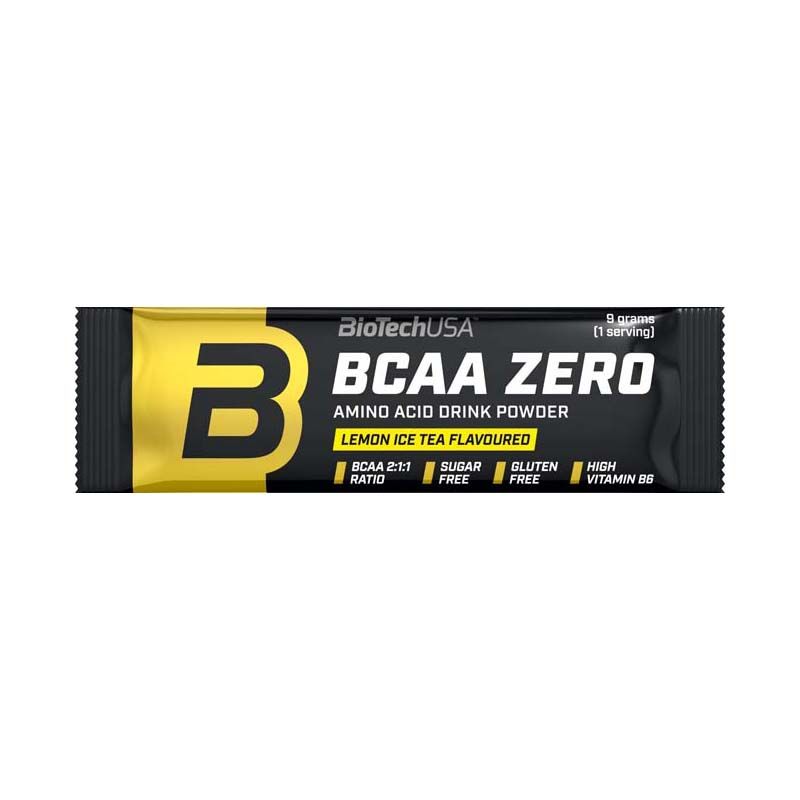 BioTechUsa BCAA Zero aminosav italpor citromos ice tea ízű