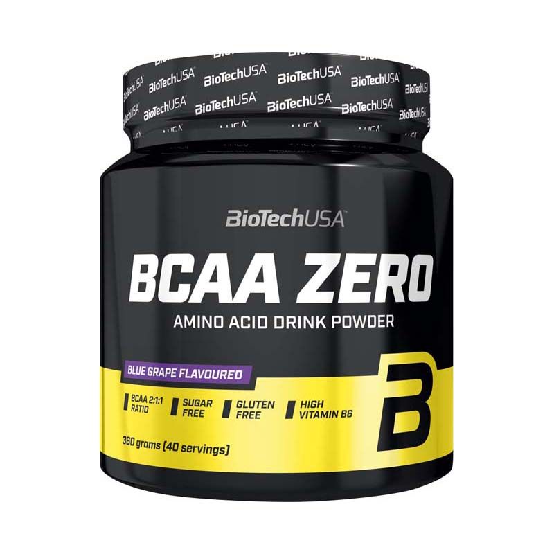 BioTechUsa BCAA Zero aminosav italpor kékszőlő ízű