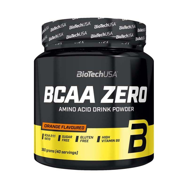 BioTechUsa BCAA Zero aminosav italpor narancs ízű