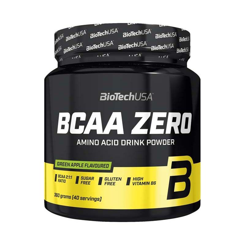 BioTechUsa BCAA Zero aminosav zöldalma ízű por