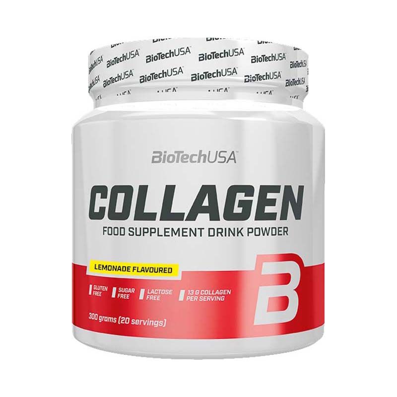 BioTechUsa Collagen hidrolizált kollagén italpor limonádé ízű