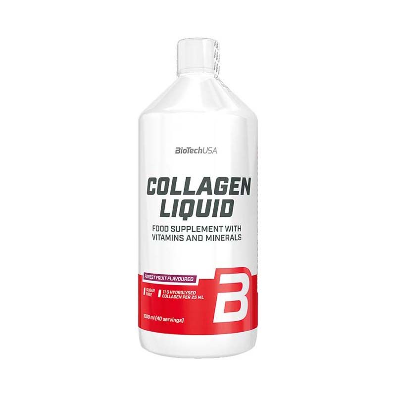BioTechUsa Collagen Liquid erdei gyümölcs ízű ital
