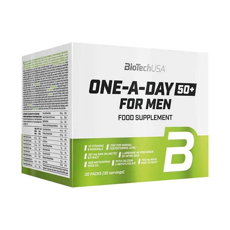 BioTechUsa One A Day 50+ For Men csomag