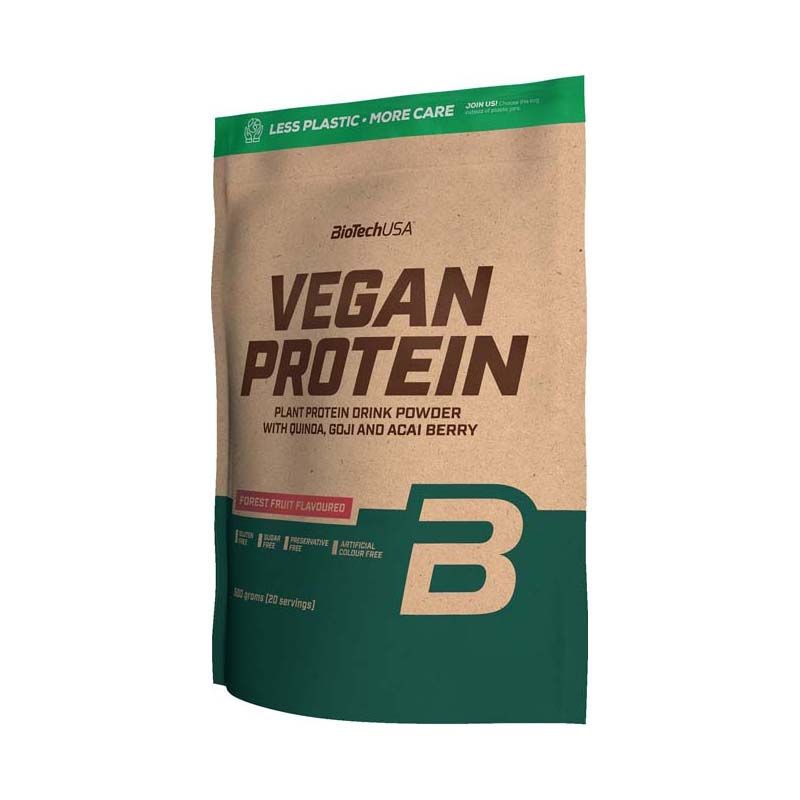 BioTechUsa Vegan Protein erdei gyümölcs ízű