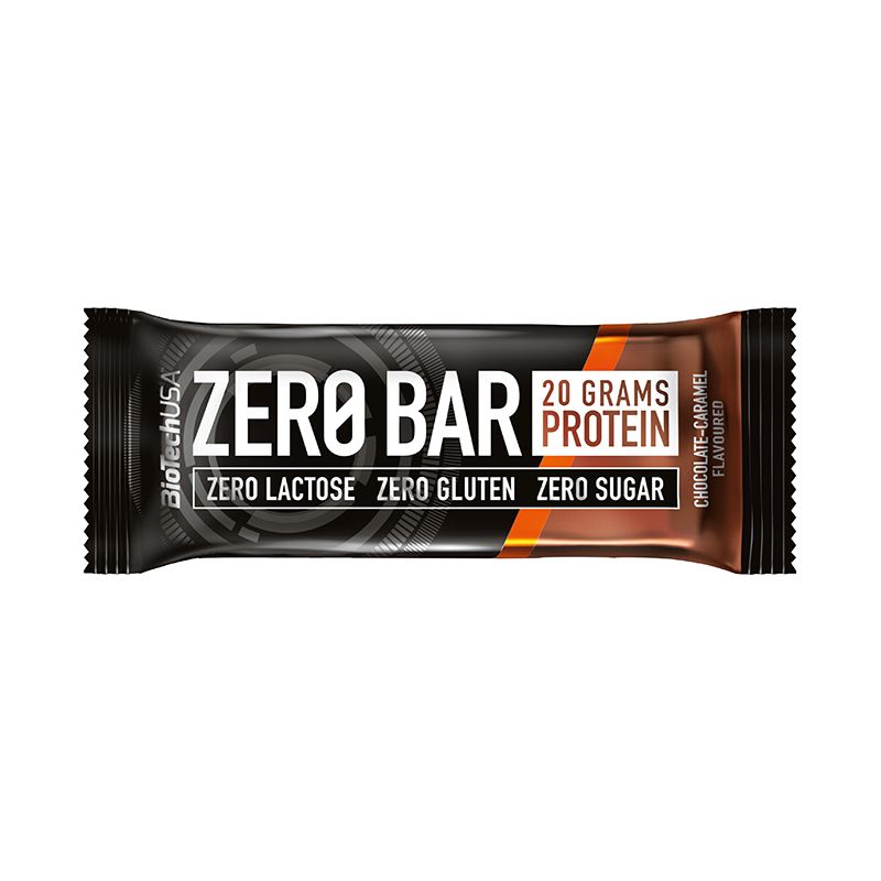 BioTechUsa Zero Bar fehérje szelet csokoládé-karamell ízű