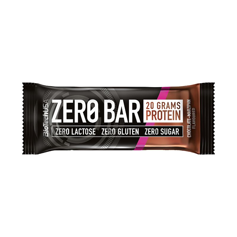 BioTechUsa Zero Bar fehérje szelet csokoládé-marcipán ízű