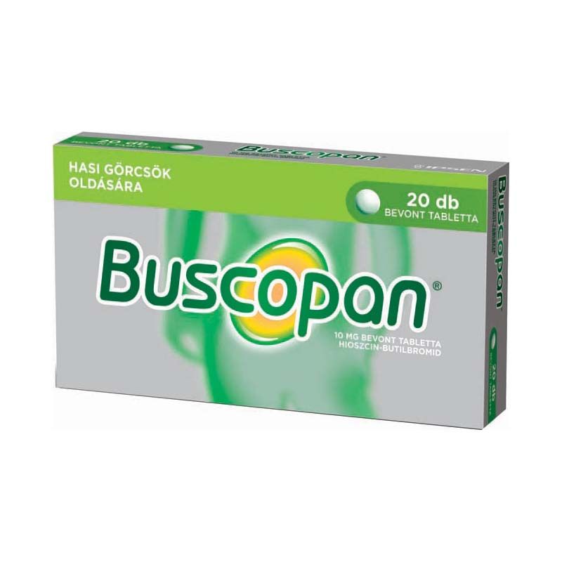 Buscopan 10 mg bevont tabletta