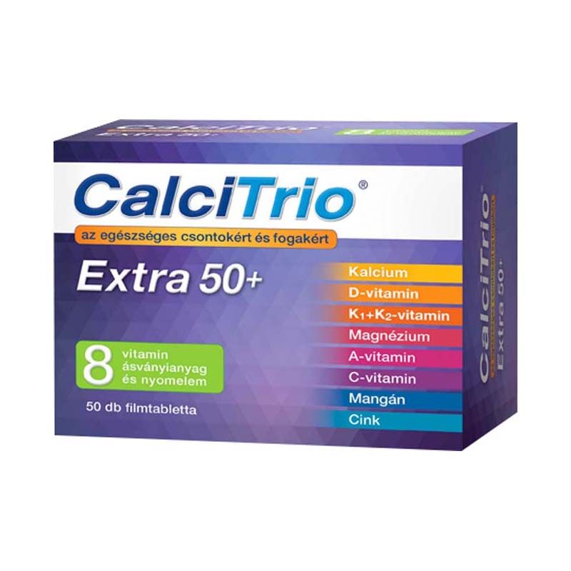 CalciTrio Extra 50+ filmtabletta