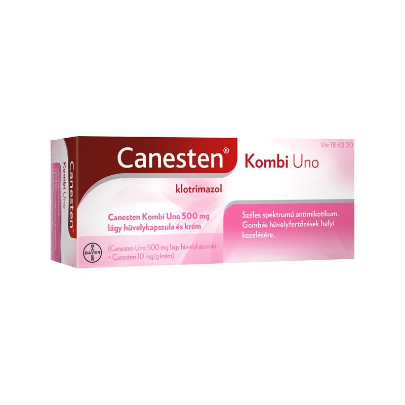 Canesten Kombi Uno 500 mg lágy hüvelykapszula és krém