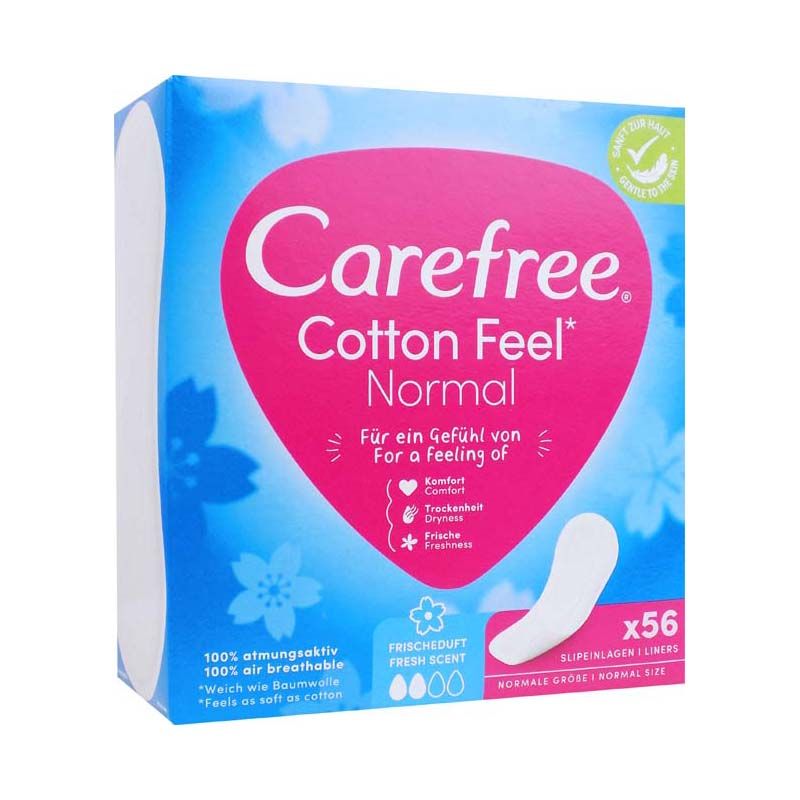 Carefree Cotton Feel Normal tisztasági betét fresh