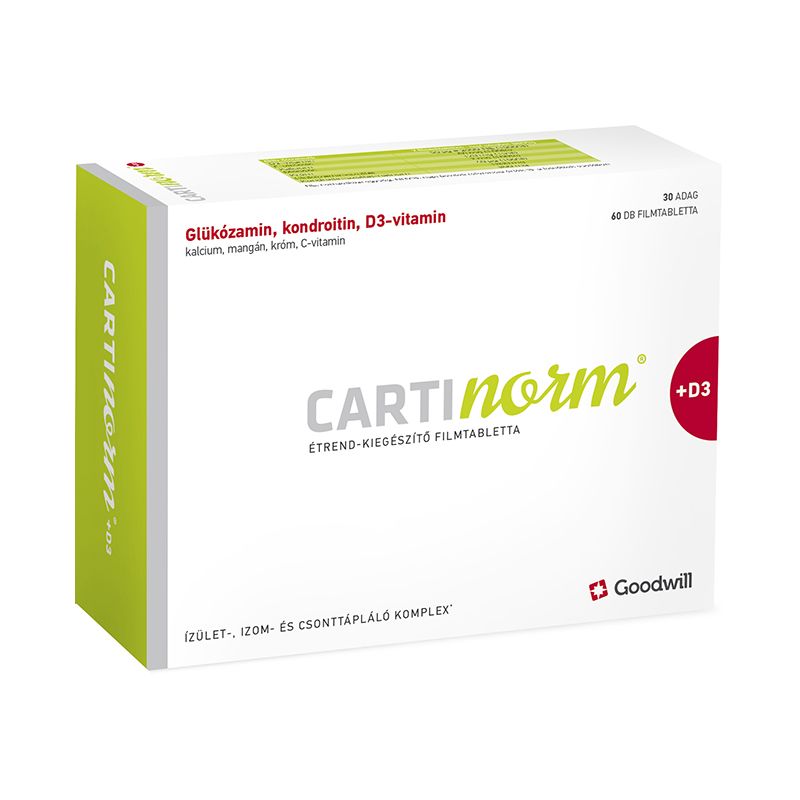 Cartinorm D3 étrend-kiegészítő filmtabletta