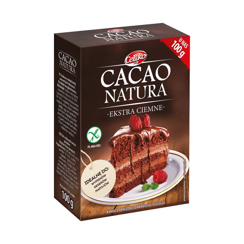 Celiko Cacao Natura gluténmentes kakaópor