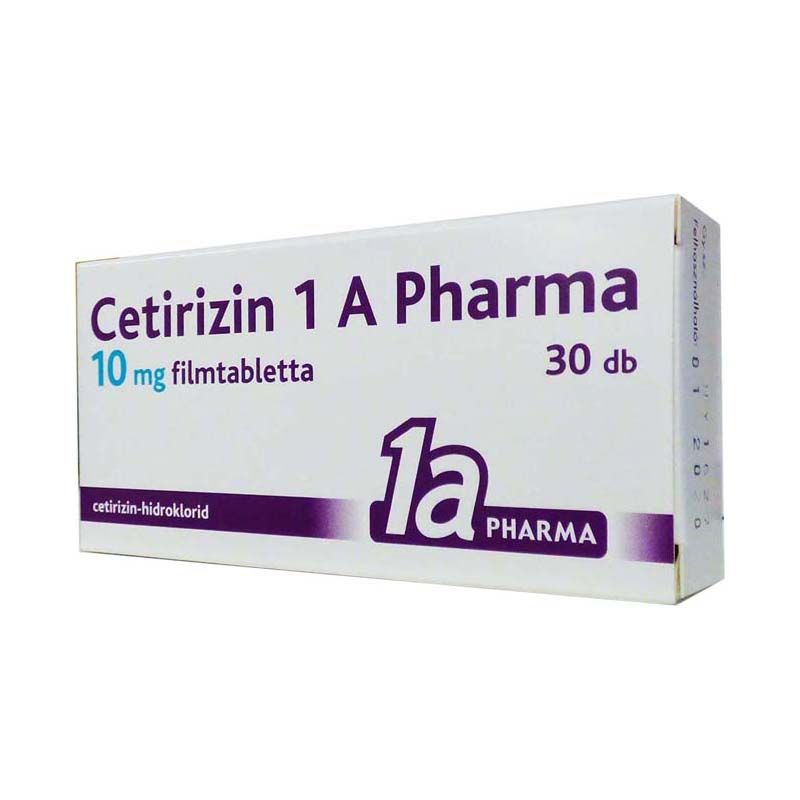 Cetirizin 1a Pharma 10 mg filmtabletta