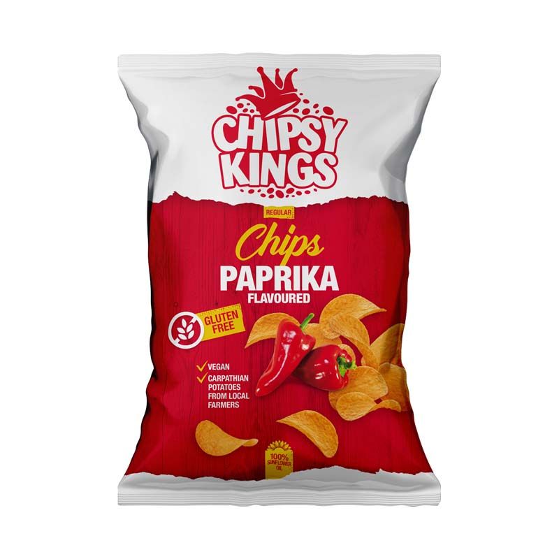 Chipsy Kings paprikás chips gluténmentes