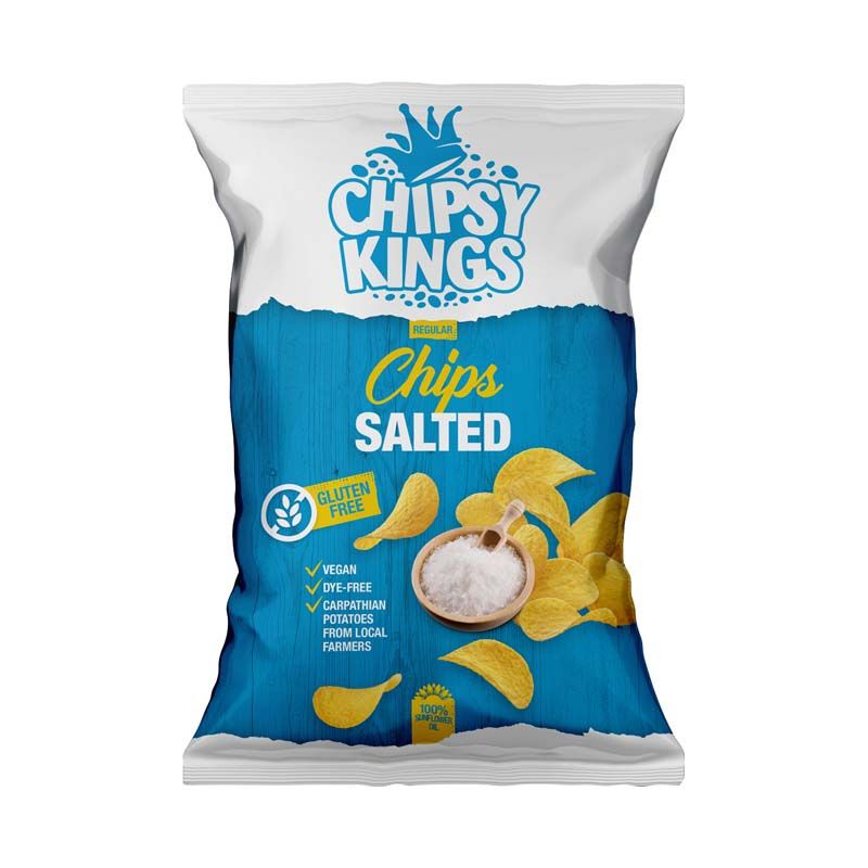Chipsy Kings sós chips gluténmentes