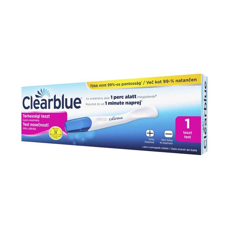 Clearblue Terhességi teszt gyors eredmény