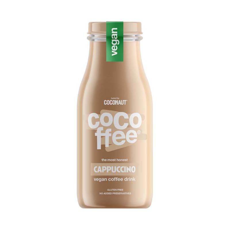Cocoffee kókuszvíz alapú vegán ital Cappuccino ízesítéssel