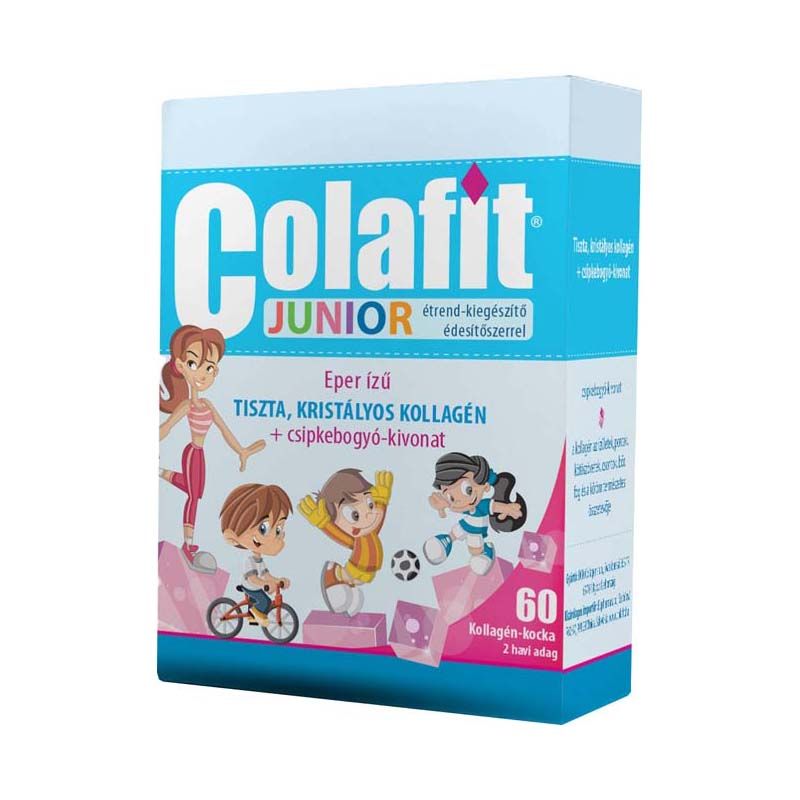 Colafit Junior kollagén-kocka csipkebogyó-kivonattal
