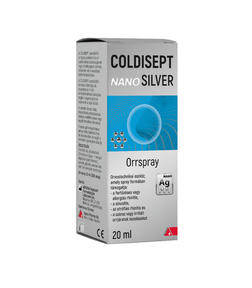 Coldisept NanoSilver orrspray 