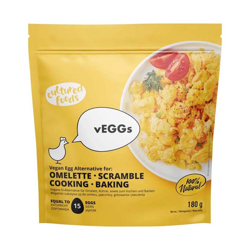 Cultured foods vEGGS vegán tojáspótló sütéshez és főzéshez