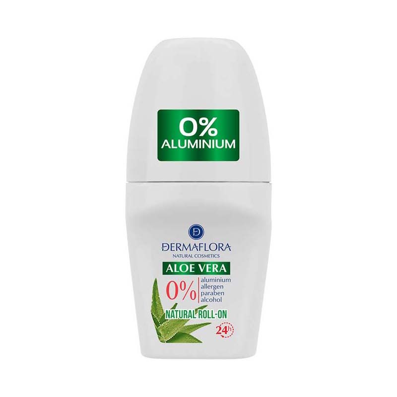 Dermaflora 0% Natural Aloe Vera roll-on dezodor