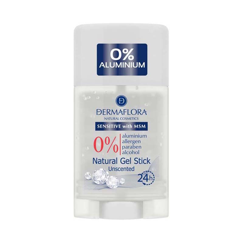 Dermaflora 0% Sensitive with MSM gél stift dezodor