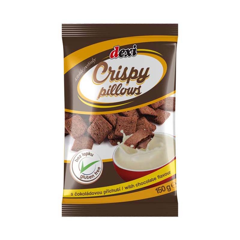 Dexi Crispy pillows chocolate csokoládé ízű párna