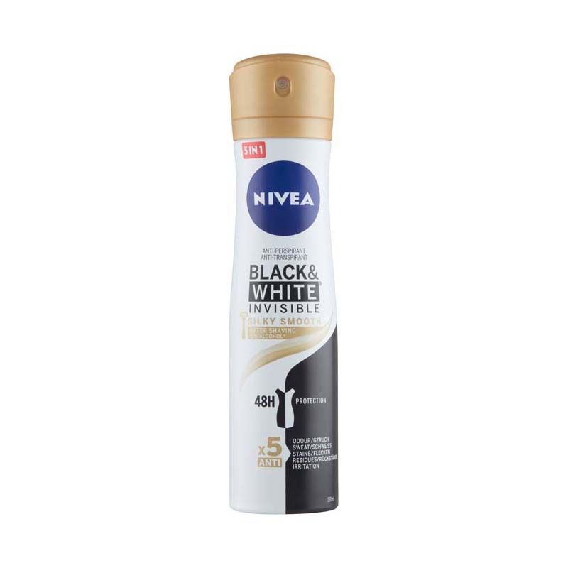 Nivea Black & White Silky Smooth dezodor spray