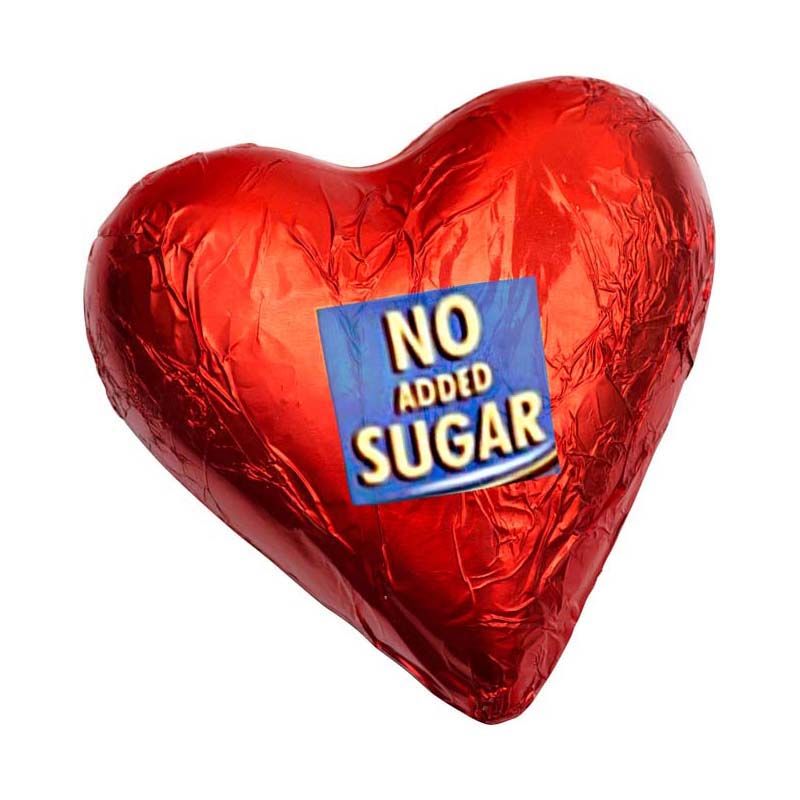 Diabette NAS tejcsokoládé szív cukor nélkül