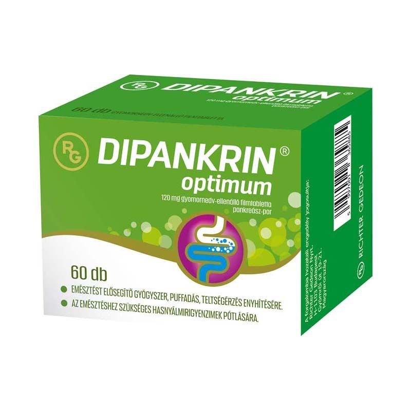 Dipankrin Optimum 120 mg gyomornedv-ellenálló tabletta