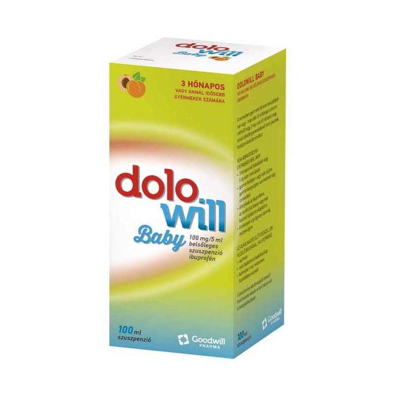 Dolowill Baby 100 mg/5 ml belsőleges szuszpenzió