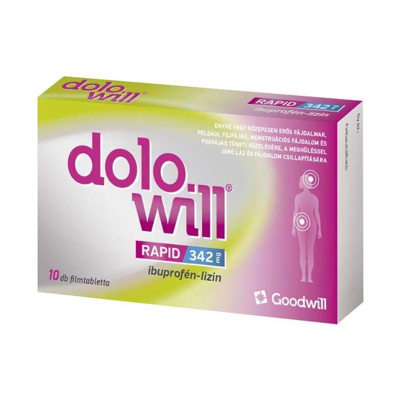 Dolowill Rapid 342 mg filmtabletta