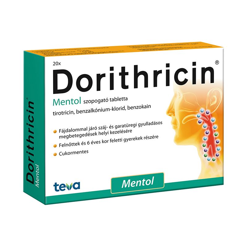 Dorithricin Mentol szopogató tabletta