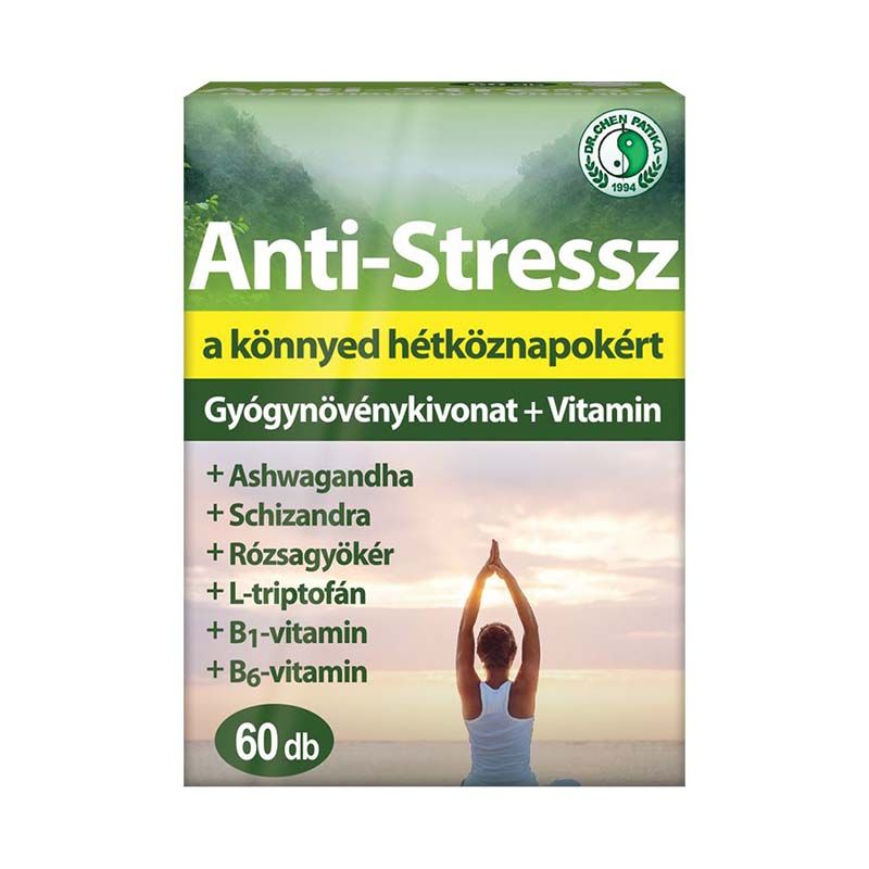 Dr.Chen Anti-sressz gyógynövény +vitamin tabletta