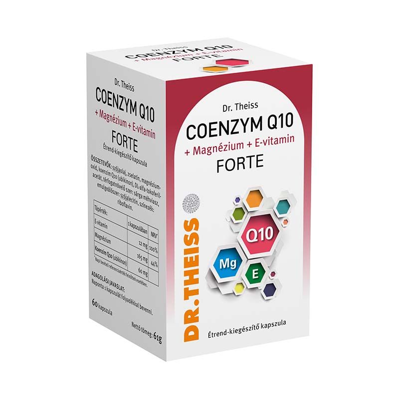 Dr. Theiss Coenzym Q10 + Mg + E-vitamin Forte kapszula