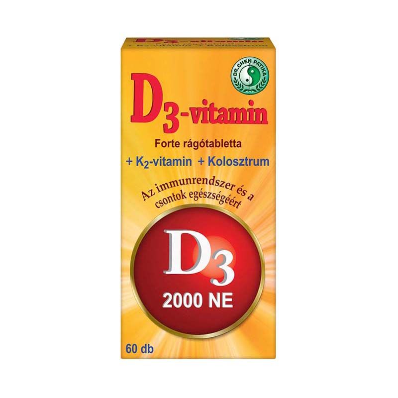 Dr. Chen D3-vitamin Forte rágótabletta