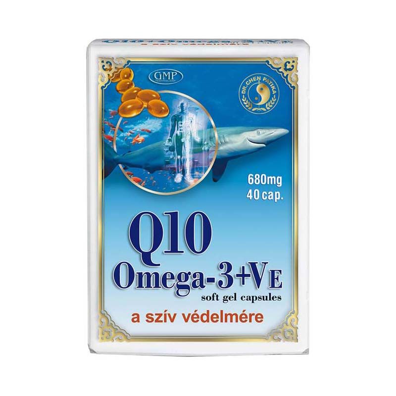 Dr. Chen Q10 koenzim+Omega-3+E-vitamin kapszula