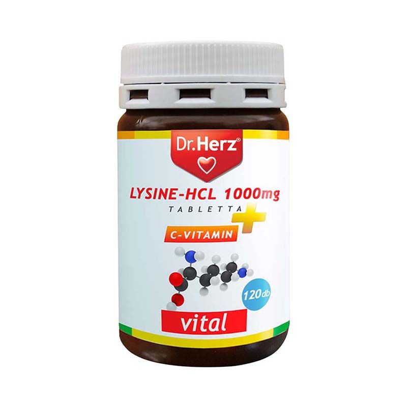 Dr. Herz Lysine-HCL + C-vitamin 1000 mg tabletta
