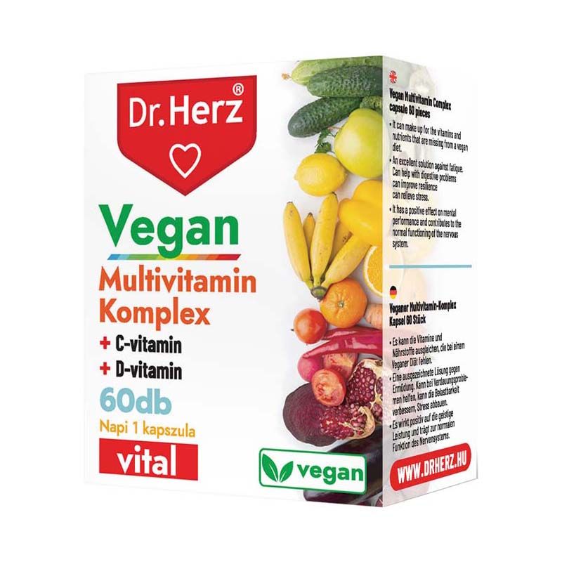 Dr. Herz Vegan Multivitamin kapszula