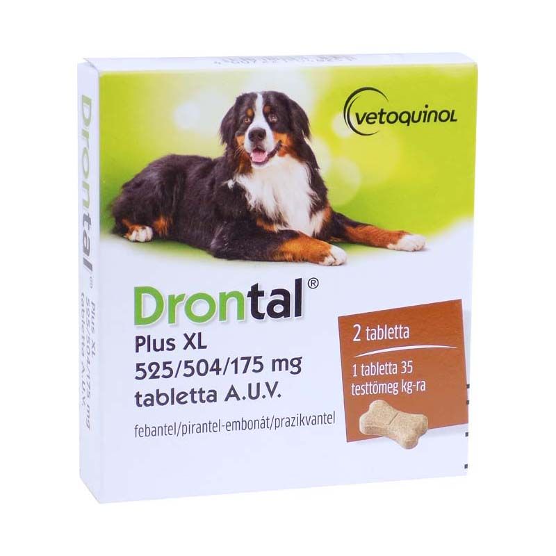 Drontal Plus XL tabletta kutyáknak A.U.V.