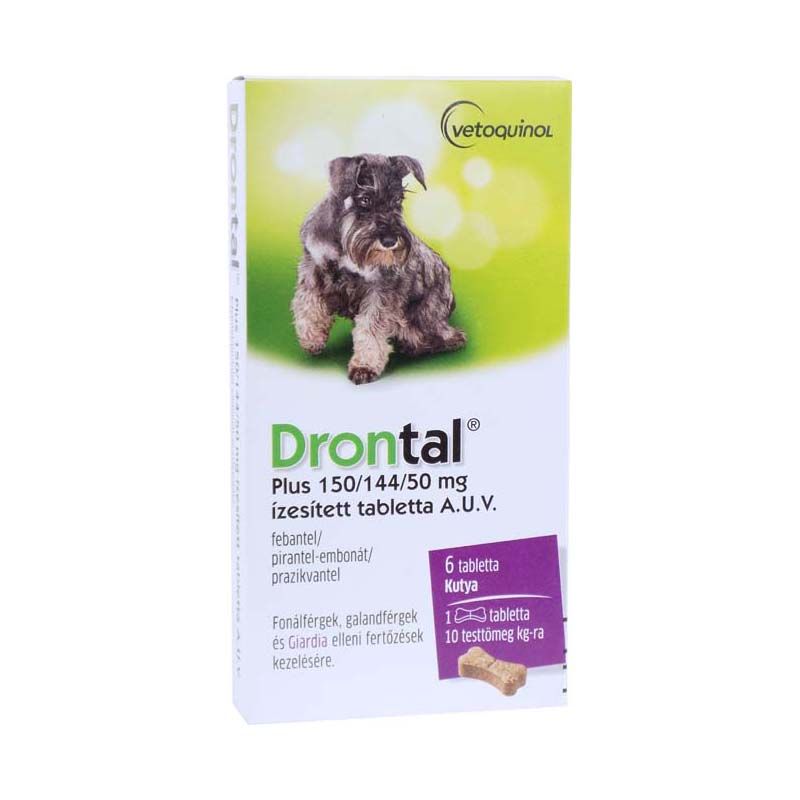 Drontal Plus ízesített tabletta kutyáknak A.U.V.