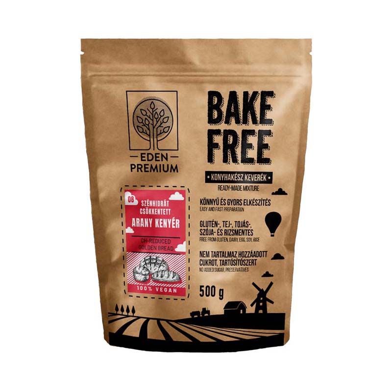 Bake Free szénhidrátcsökkentett arany kenyér liszt