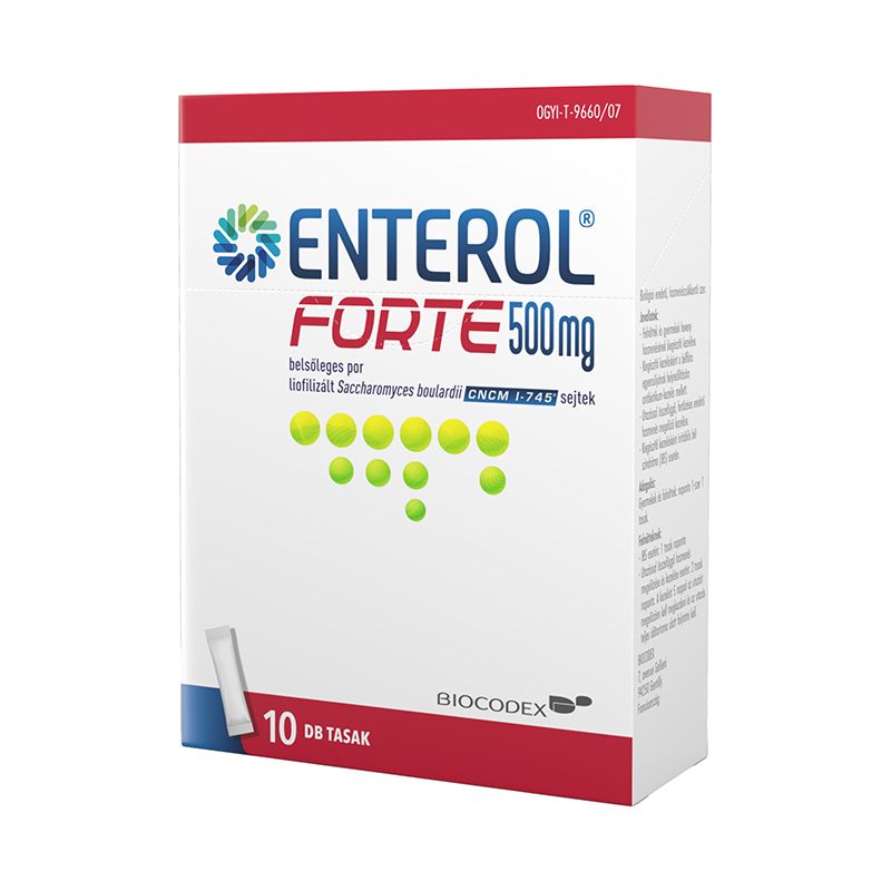 Enterol Forte 500 mg por belsőleges