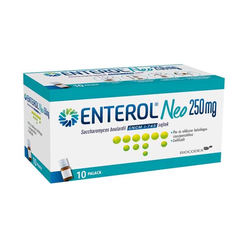 Enterol Neo 250 mg por és oldószer belsőleges szuszpenzióhoz