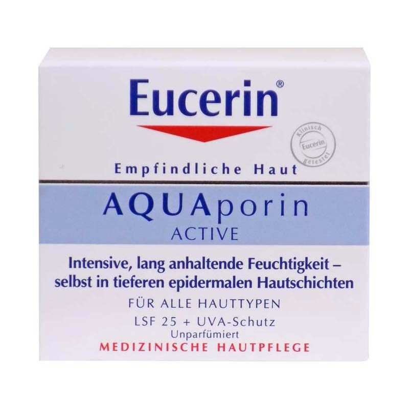 Eucerin Aquaporin Active hidratáló arckrém normál bőrre SPF25
