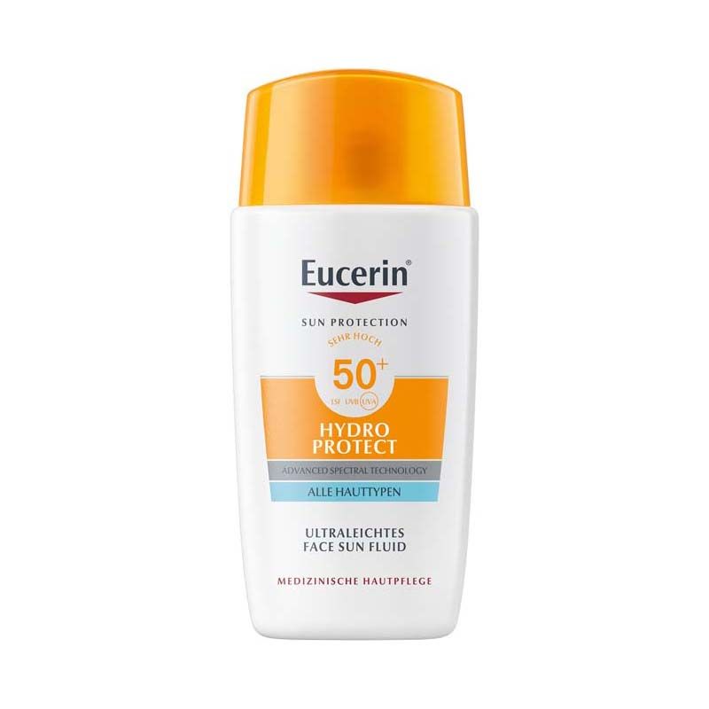 Eucerin Sun Hydro-Protect ultra könnyű napozó fluid arcra SPF50+