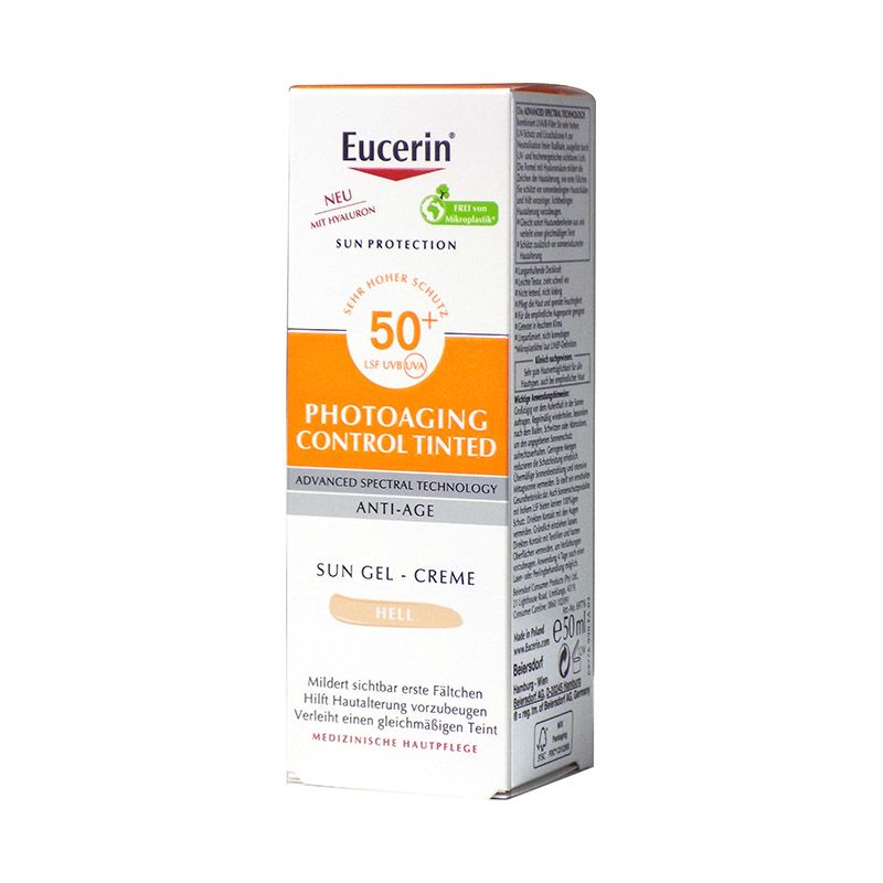 Eucerin Sun Photoaging Control színezett napozókrém arcra light FF50+