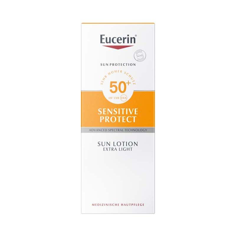 Eucerin Sun Sensitive Protect extra könnyű naptej FF50+