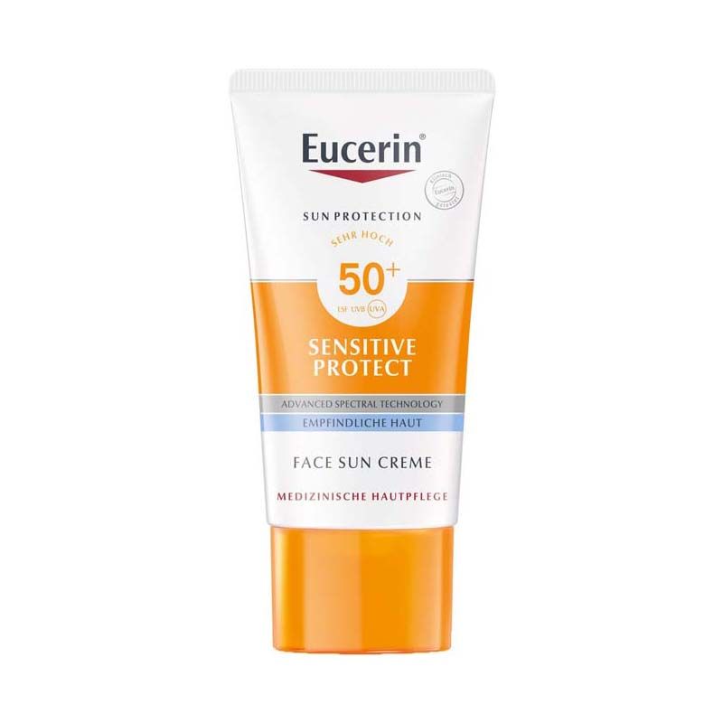Eucerin Sun Sensitive Protect Napozó krém arcra FF50+